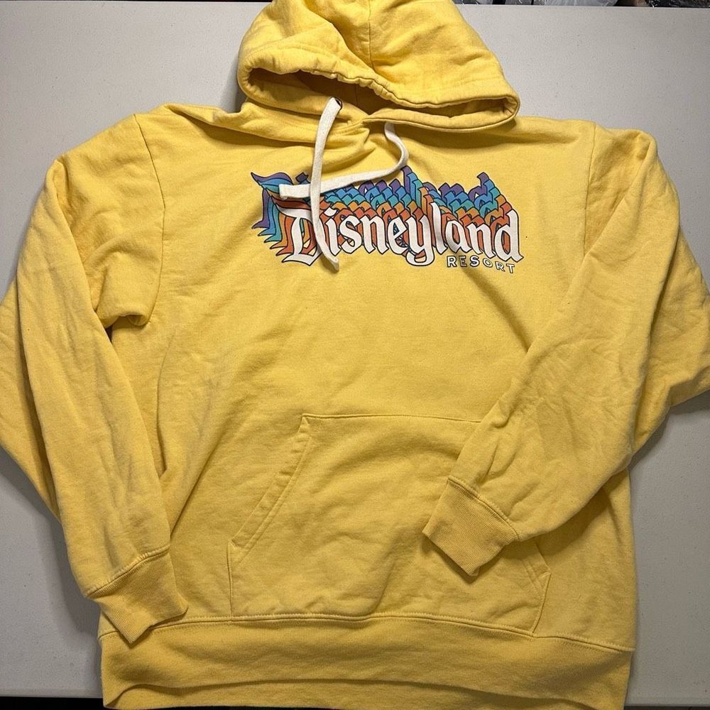 Disney Yellow Disneyland Resort Graphic Hoodie